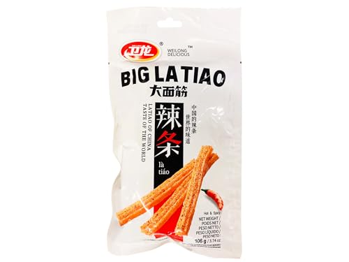 Latiao Big - Scharfer Weizen Snack - Authentisch Chinesisch - OG ASIA - 60g von OG ASIA