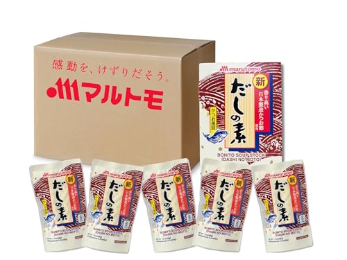 MARUTOMO Dashino Moto 15er Pack - Japanisches Dashi Pulver für Miso Suppe & mehr - Authentischer Umami Geschmack - OG ASIA - 720g von OG ASIA