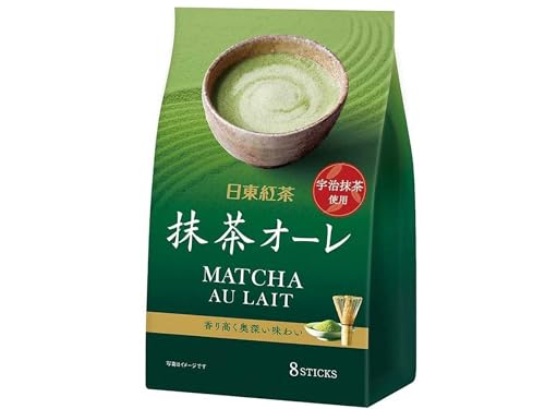 Nitto Royal Milk Tea Matcha - Japanischer Instant Matcha Milchtee - 8 Sticks - OG ASIA - 128g von OG ASIA