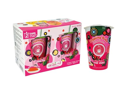 O's Bubble Tea Erdbeer Pfirsich - Doppelpack - Erfrischender Fruchtgenuss mit Popping Boba - Vegan & Glutenfrei - OG ASIA - 2x 480ml von OG ASIA