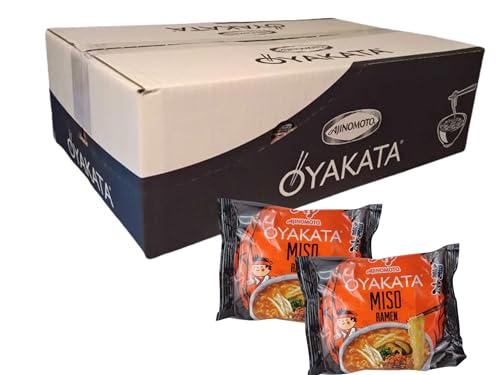 OYAKATA Miso Ramen 22er Pack - Japanische Instant-Ramen Nudeln - Authentischer Geschmack - OG ASIA - 1 Karton (1 Karton) von OG ASIA