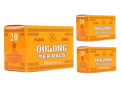 Oolong Tee - 60 Teebeutel - Chinesischer Oolong Tee Fujian Wu-long - 3x 40g von OG ASIA