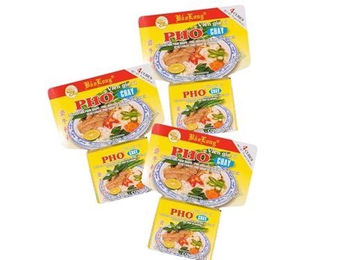 Pho Chay Bao Long VEGGI Bouillonwürfel Suppengewürz - Vietnamesische Würzmischung für Suppe Reisnudelsuppe vegetarisch - OG ASIA - 3er Pack - 225g von OG ASIA