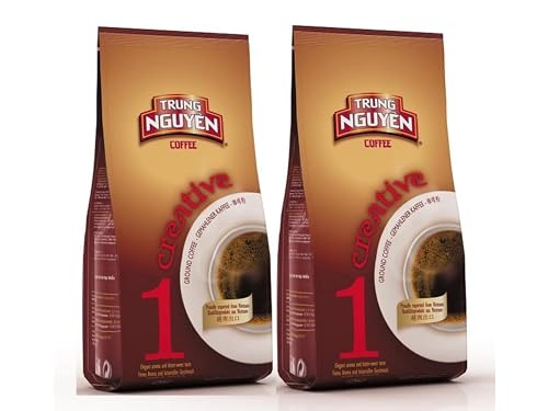 Trung Nguyen Kaffee Creative 1 Robusta Doppelpack - 2x 250g - Vietnamesischer Ca Phe gemahlen - OG ASIA - 500g von OG ASIA