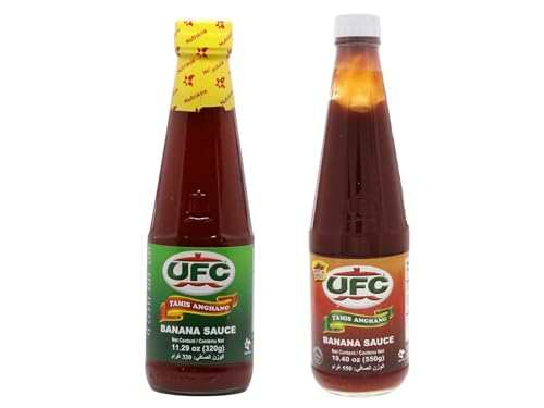 UFC Bananen-Chili-Sauce Set - Doppelpack - Mild & Scharf - Authentischer Philippinischer Geschmack - OG ASIA - 2x 320g von OG ASIA