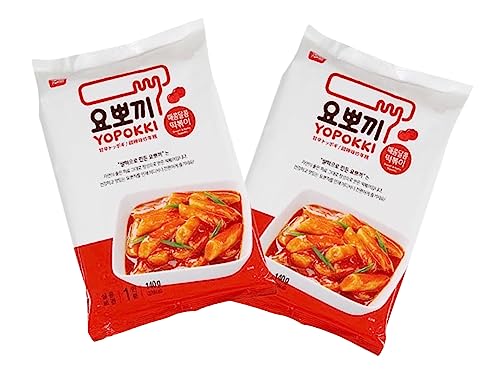 Yopokki Reiskuchen Doppelpack Süß & Sauer im Beutel - Korean Instant Rice Cake Pouch - Tteokbokki koreanische Reiskuchen - Sweet & Spicy - OG ASIA - 2x 140g von OG ASIA