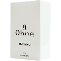 OHNE Mexiko Filter 250g / Espressokocher/Mokkakanne von OHNE