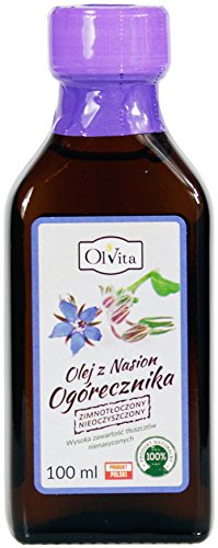 Kaltgepresstes rohes Borretschöl 100ml OLVITA von OLVITA