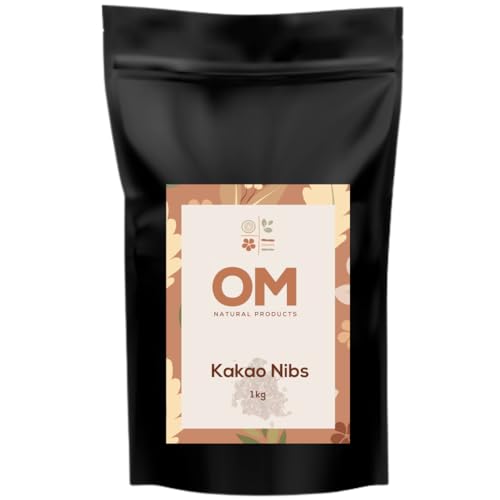 OM® - Kakao Nibs | Ein Geschenk der Pachamama | Natürliche Essenz von Schokolade | ohne extra Zucker oder Zusätze | Vegan, Naturprodukt, 100% natürlich aus dem peruanischen Amazonasgebiet (1 KG) von OM Natural Products