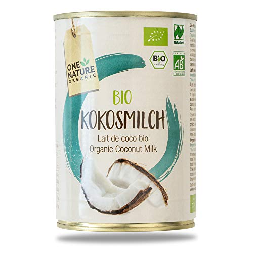 ONE NATURE organic BIO Kokosmilch, 6er Pack (6 x 400 g) von ONE NATURE organic