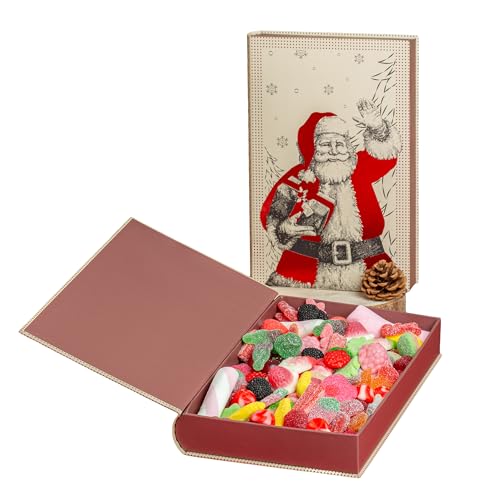 Onza Geschenkkorb süßigkeiten - Weihnachtsgeschenke für männer, Frauen und Kinder - Originelles süssigkeiten box mit Bonbons, Candy, Naschbox. +100 süßigkeiten weihnachten mix. von ONZA DULCE Y SALADO SWEET & SALTED