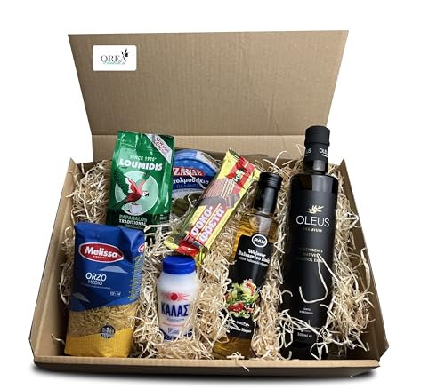 Delight Box OREA-Feinkost.de - Olivenöl Geschenk Box, Präsentkorb + Grußkarte von OREA Feinkost