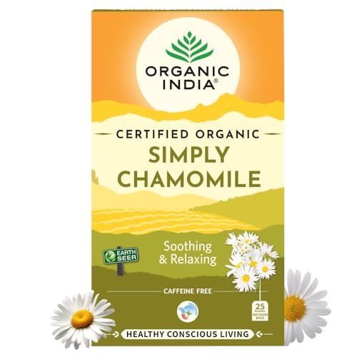 Organic India Simply Chamomile Teebeutel, 25 Stück (1 Stück) von ORGANIC INDIA