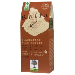 Wildkaffee Kaffa, medium,  ganze Bohne von ORIGINAL FOOD