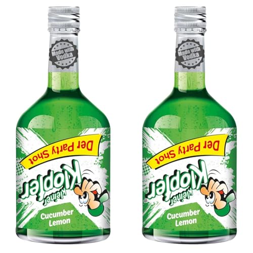 Kleiner Klopfer | Cucumber Lemon | 700 ml | Frischer Geschmack nach Gurke und Zitrone | vegan (Packung mit 2) von ORTCI