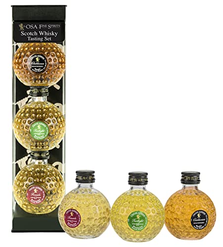 Old St. Andrews Blended Bottles Tasting Set mit Geschenkverpackung Whisky (1 x 0.15 l) von OSA FINE SPIRITS