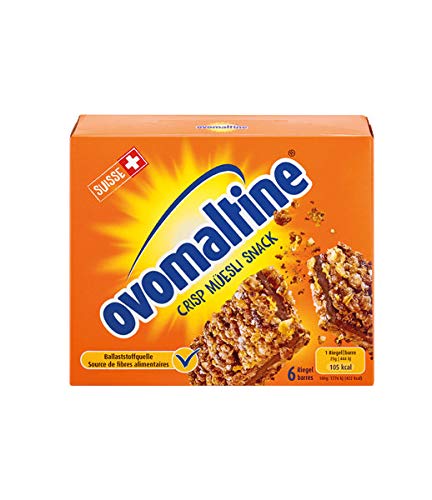 Ovomaltine Crisp Müsli Snack, 3x 150g ( 18x25g) von Ovomaltine