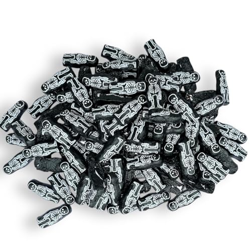 1000g Halloween Schoko-Skelette aus Milchschokolade I über 140 Stück I Ideal für Halloweenparties oder als Füllung für den Süßigkeitenkorb bei Süßes oder Saures von OYOY