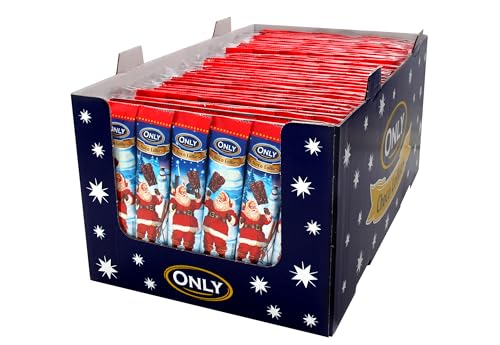 240x 15g OYOY Weihnachtsmann Schokolollies am Stiel aus Vollmilchschokolade I Schoko Nikolaus am Stiel I Ideal als Weihnachtsfeier Geschenke I Schoko Nikolaus Großpackung von OYOY