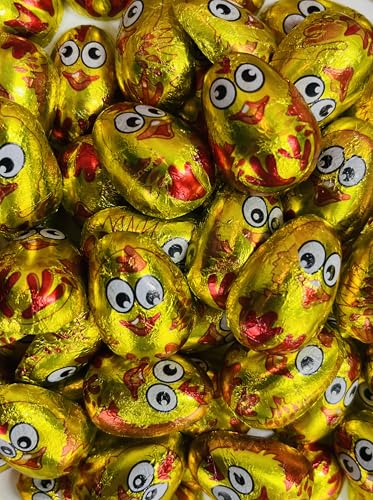 OYOY goldene Osterküken aus Milchschokolade I 420g mini Oster Küken I Osterschokolade I Süßigkeiten Ostern I Osternest Schokolade von OYOY