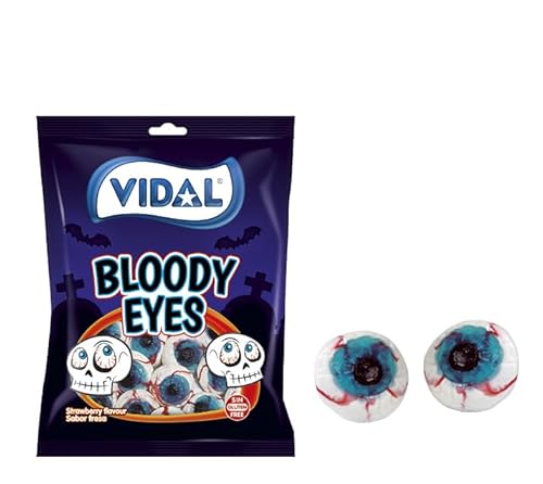 OYOY Halloween Augen Süßigkeiten Set I 1x 90g Halloween Süßigkeiten I Fruchtgummi Augen I Halloween Candy von OYOY