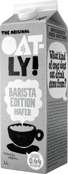 Oatly Barista Edition Hafer gekühlt von Oatly