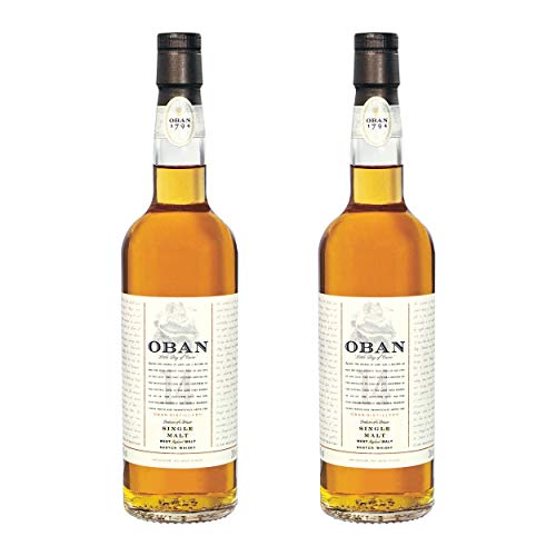 Oban 14 Years/Jahre, 2er, Single Malt, Whisky, Scotch, Alkohol, Alokoholgetränk, Flasche, 43%, 700 ml, 75906 von Oban