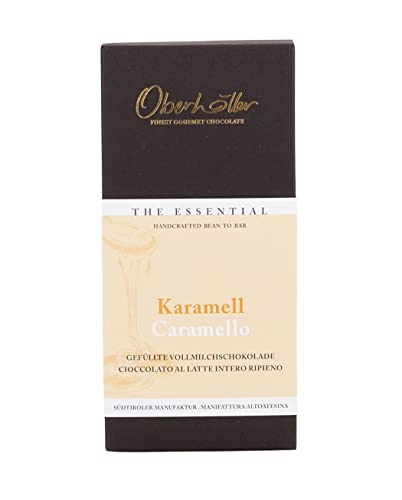 Oberhöller gefüllte Vollmilchschokolade mit Karamell, 70 g - gentechnikfrei, ohne Konservierungsmittel, Bean-to-Bar - Qualitätsprodukt Made in Südtirol von Oberhöller Finest Gourmet Chocolate