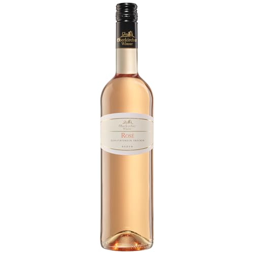 Oberkircher Winzer Rosé trocken - VINUM NOBILE - Roséwein Cuvée aus Spätburgunder & Merlot mit Aromen von Erdbeeren, Himbeeren & roten Stachelbeeren, Qualitätswein aus Baden (3 x 0,75l) von Oberkircher Winzer