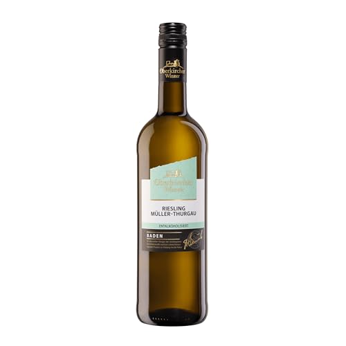 Oberkircher Winzer Weißwein Cuvée alkoholfrei aus Riesling & Müller-Thurgau - COLLECTION OBERKIRCH - alkoholfreier Wein mit fein-fruchtiger Art (1 x 0,75l) von Oberkircher Winzer