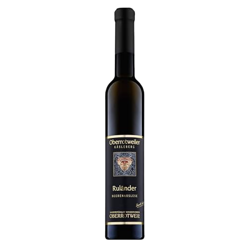 Oberrotweiler Käsleberg Ruländer Beerenauslese - edelsüßer Weißwein lieblich mit Aromen von Mango, Feigen & Datteln - Badischer Wein, Anbaugebiet Kaiserstuhl (1 x 0,375l) von Oberrotweiler Winzerverein eG