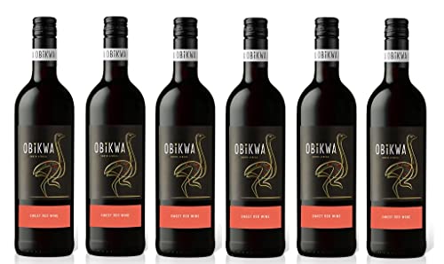 6x 0,75l - Obikwa - Sweet Red - Western Cape W.O. - Südafrika - Rotwein süß von Obikwa