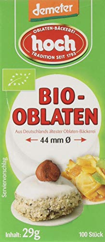 Oblaten-Bäckerei hoch, 16er Pack (16 x 29 g) von Oblaten-Bäckerei hoch