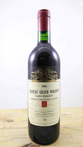 Wein Jahrgang 1986 Château Grand Mirande Flasche von OccasionVin