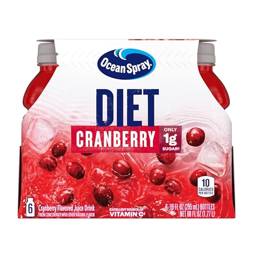 Ocean Spray Diet Cranberry Juice Drink, 10 Ounce Bottles, 6 Count von Ocean Spray