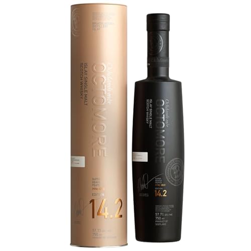 Octomore EDITION: 14.2 Super Heavily Peated Islay Single Malt 57,7% Vol. 0,7l in Tinbox von Octomore