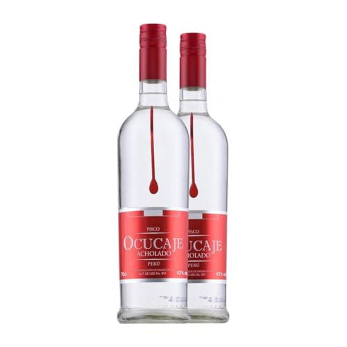 Pisco Ocucaje. Acholado 70 cl (Karton mit 2 Flaschen von 70 cl) von Ocucaje