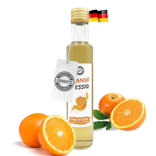 Odenwälder Lebensmittel Fruchtessig Orange, Premium Orangenessig aus echten Früchten, Ideal für Salate & Fischgerichte – Made in Germany – 300g von Odenwälder Lebensmittel