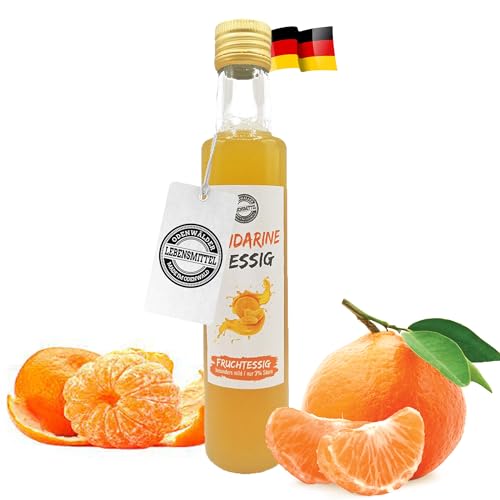 ODENWÄLDER LEBENSMITTEL Fruchtessig aus Mandarine mit nur 3% Säure, Ideal für Salate & Fischgerichte – Made in Deutschland - 300 ml von Odenwälder Lebensmittel