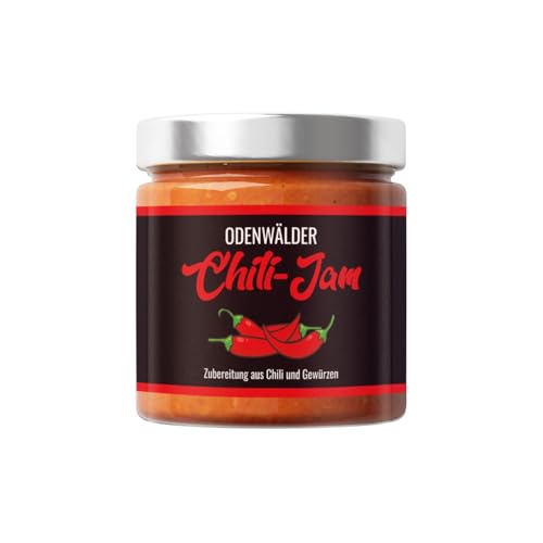 Odenwälder Lebensmittel Chili Jam, Süß-scharfer Brotaufstrich für Grill-Fans, Ideal für Burger & BBQ – Made in Germany - 200g von Odenwälder Lebensmittel