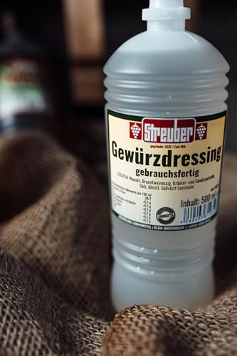 Odenwälder Lebensmittel Gewürzdressing im 10er-Set, 500ml – Würziges Dressing für Salate, Saucen, Marinaden & Feinkost, Ideal für Küche & Gastronomie (10x500ml) von Odenwälder Lebensmittel