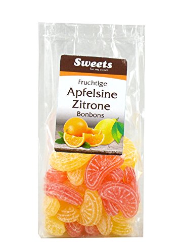 Odenwälder Marzipan Apfelsine Zitrone Bonbons im Beutel 150g von Odenwälder Marzipan