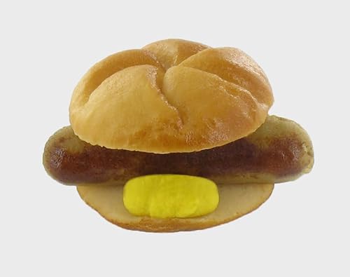 Odenwälder Marzipan Bratwurst im Brötchen 85g von Odenwälder Marzipan