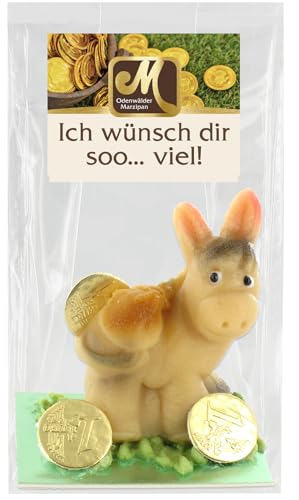 Odenwälder Marzipan Glücksesel "Ich wünsche dir soo... viel" 60g von Odenwälder Marzipan