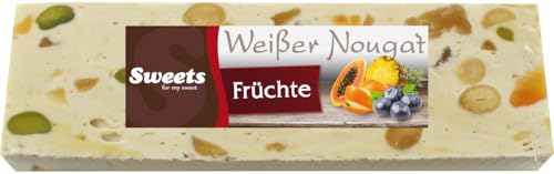 Odenwälder Marzipan Weißer Nougat mit Früchte 150g von Odenwälder Marzipan