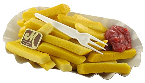 Odenwalder Marzipankonditorei Pommes Frites in Zellophan, 100 g von Odenwälder Marzipan