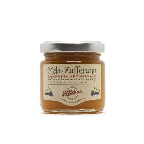 Offidius - Apfelkompott und Zafferano dell'Aquila DOP - 110 gr - Made in Italy von Offidius