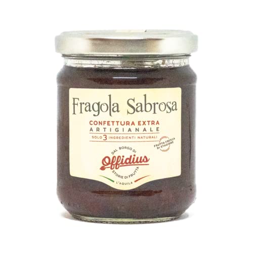 Offidius - EXTRA Marmelade aus Erdbeer Sabrosa - 220 gr - Made in Italy von Offidius