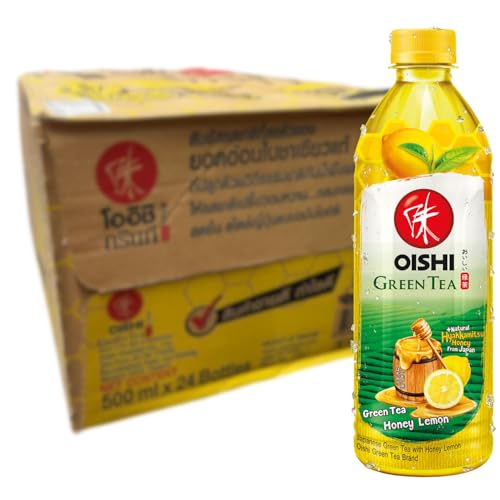 OISHI - Grüner Tee Honig-Zitrone - 24 X 500 ML - Multipack von Oishi