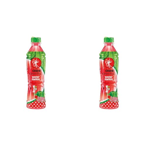 OISHI - Grüner Tee Wassermelone - (1 X 380 ML) (Packung mit 2) von Oishi